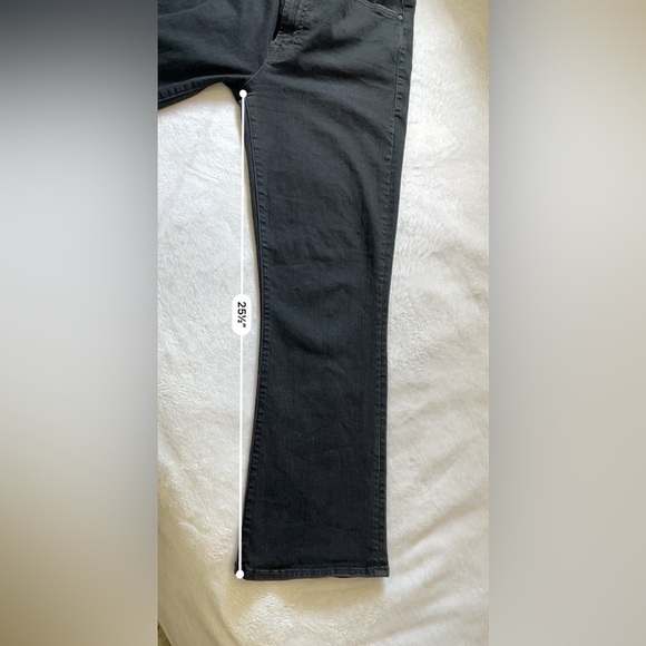 MOTHER Insider Crop Jeans Not Guilty Black | High Rise Cropped Flare 31 - Picture 8 of 17